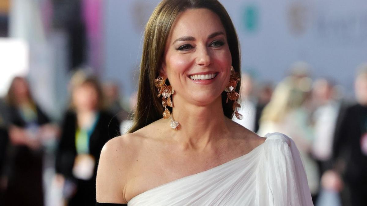 Pendientes de Kate Middleton de Zara, en los premios Bafta 2023