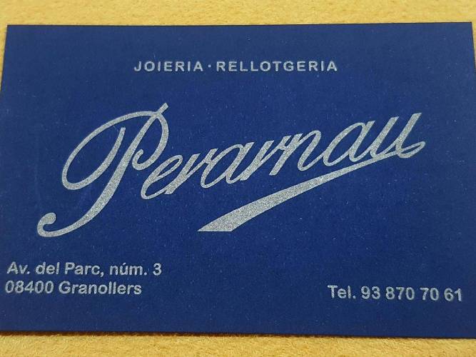 Joyería perarnau en Granollers