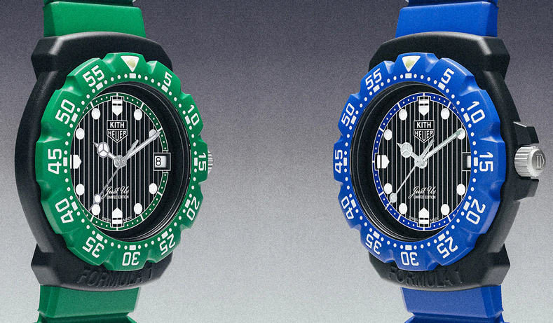 Relojes TAG Heuer Formula 1 con bisel verde y azul